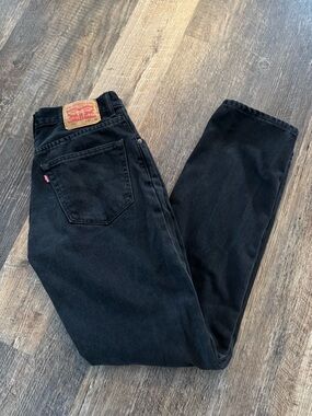 Levi's Black 550 Straight-Leg Men's Jeans